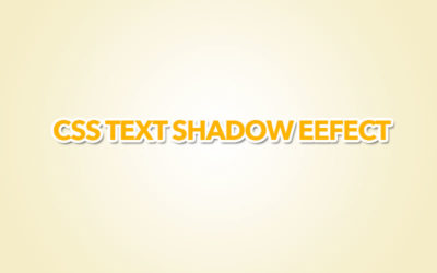 CSS – Text & Font Shadow Effect (Outer & Inner) | P&T IT BROTHER ...