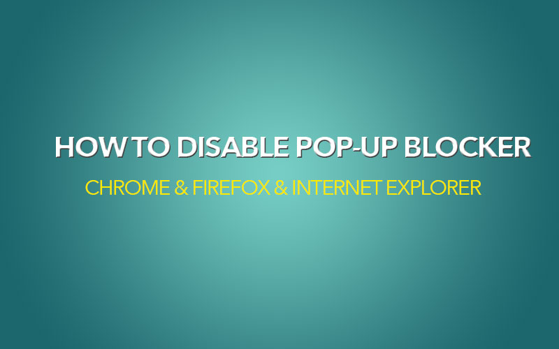 how to disable pop up blocker in firefox mac