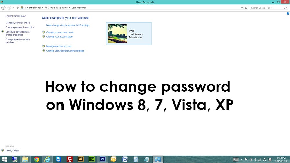 how do i change my microsoft password