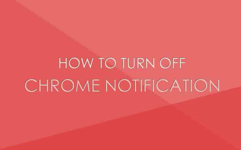 how to turn off google chrome for mac notifications