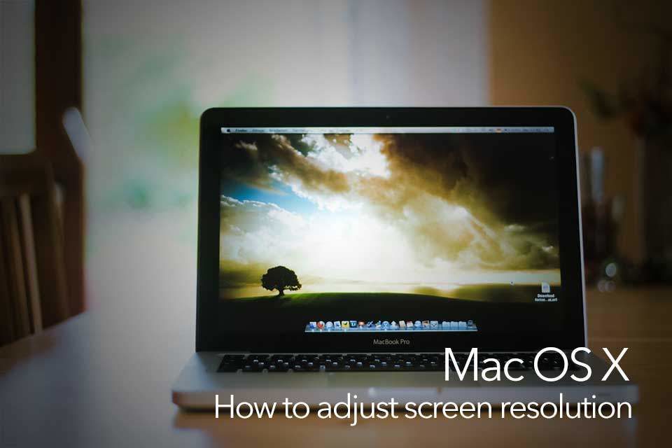 my mac desktop screen doesnt adjust