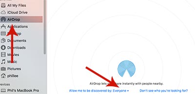 AirDrop Setup on Macbook & iPhone or iPad | P&T IT BROTHER - Computer