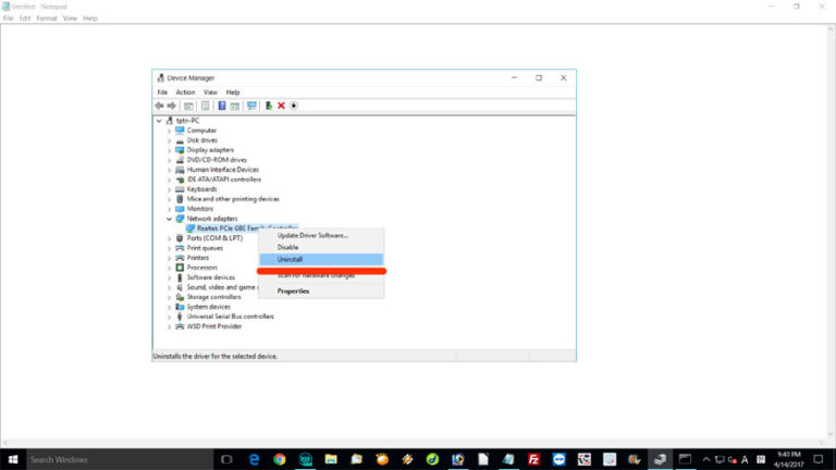 install virus payload on wireless nic