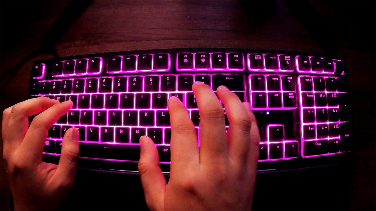 membrane keyboard asmr